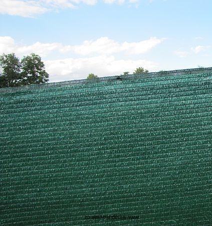 Stínící síť 100% PloteS zelená - výška 1,2 m, délka 15 m