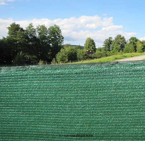 Stínící síť 100% PloteS zelená - výška 1,6 m, délka 10 m