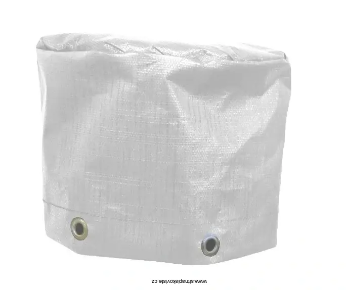 Kryt na zahradní nábytek 250 g/m2 - barva bílá - rozměr plachty kruh o průměr 300 cm x výška 90 cm (Š x V)