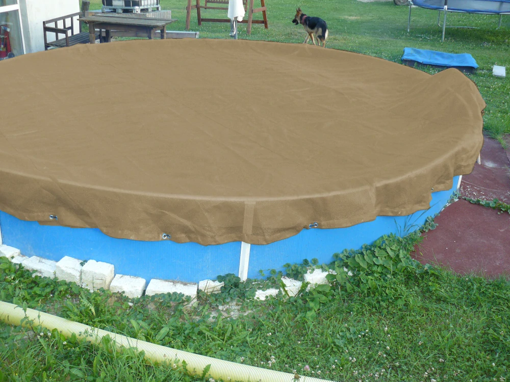 Bazénová síť ovál písková  8 x 4,1 m