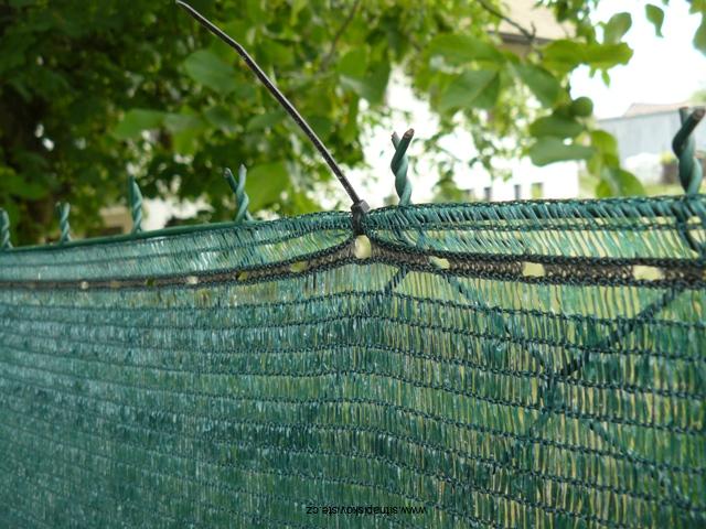 Stínící síť 90% zelená - výška 1,5 m, délka 10 m