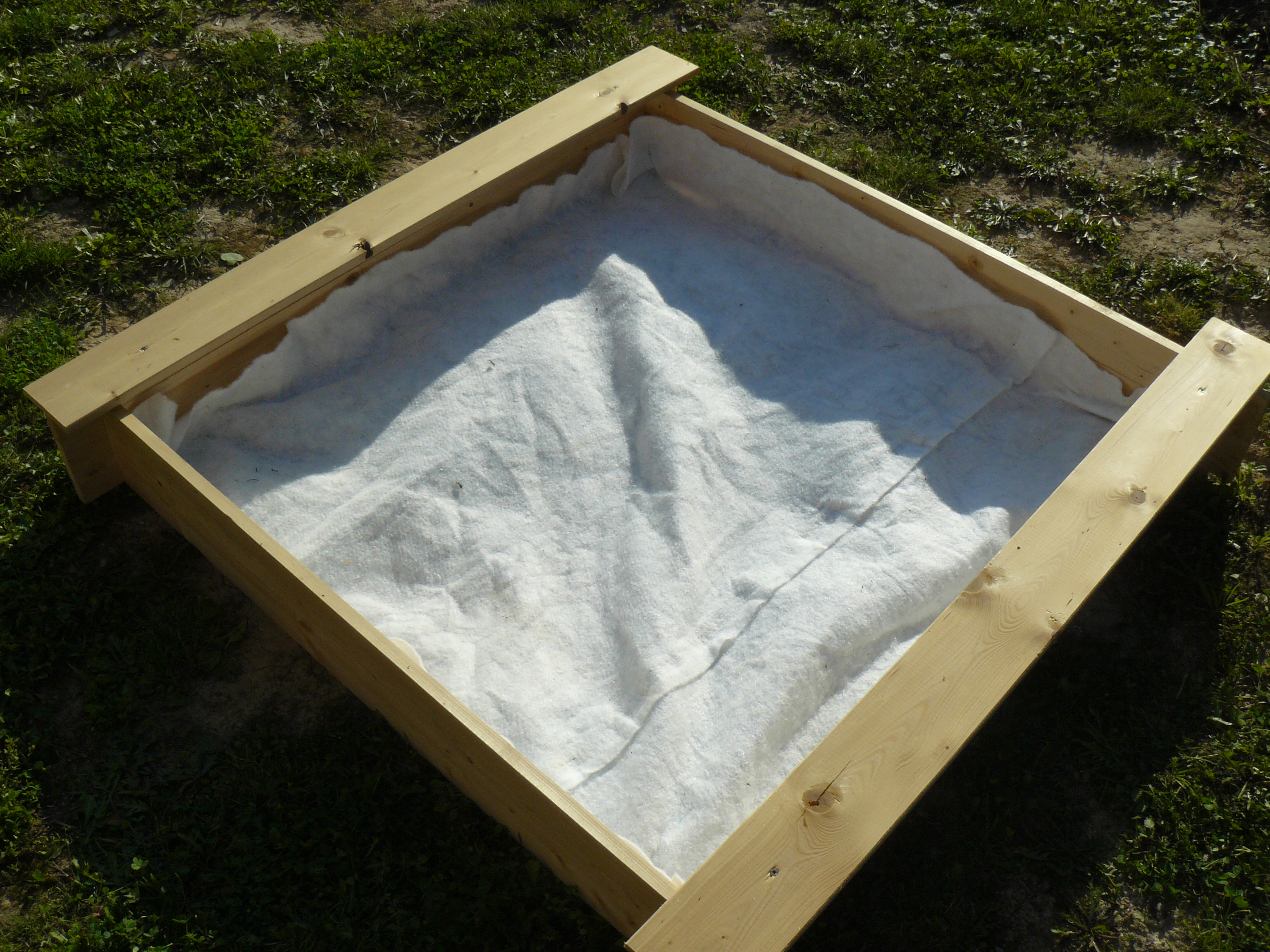 Podložka pod písek - pískoviště 2,5 x 2,5 m